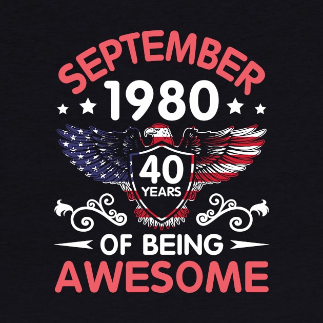 USA Eagle Was Born September 1980 Birthday 40 Years Of Being Awesome by Cowan79